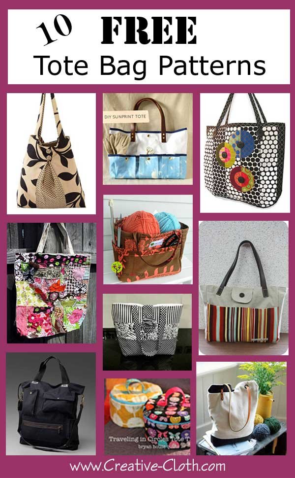 10 Free Tote Bag Patterns Linda Matthews