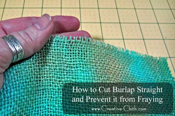How To Cut Fabric Straight