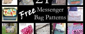 21 of the Best Free Messenger Bag Patterns & Tutorials