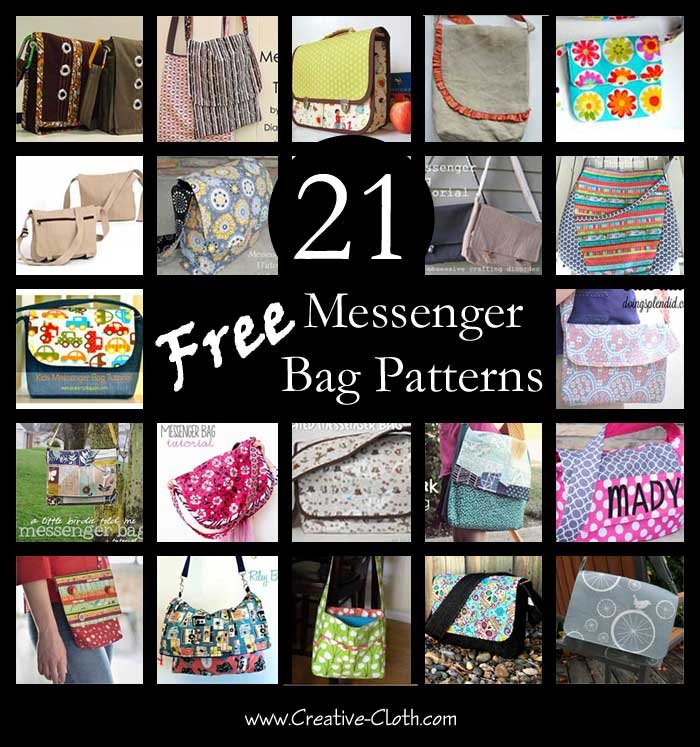 21 Of The Best Free Messenger Bag Patterns Tutorials Linda Matthews