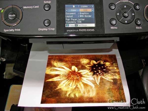A Quick Start Guide to Printing Photos and Images onto Fabric using an Inkjet  Printer - Linda Matthews
