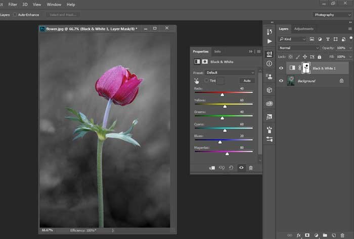 Easy Selective Coloring Effect using Photoshop