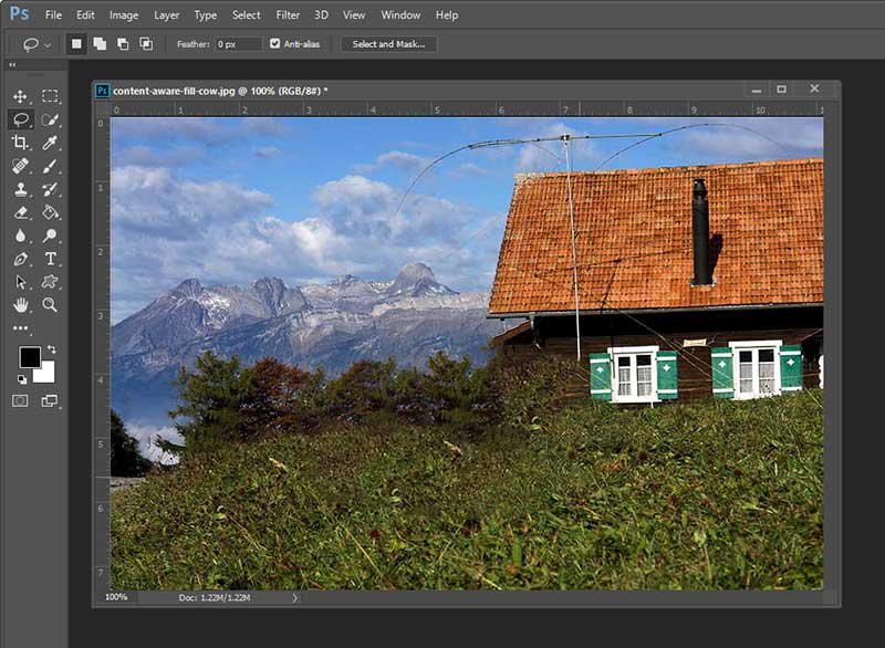 How to use Content Aware Fill in Photoshop Elements 14