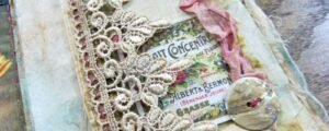 How to Tea-Dye Lace and Thread for a Vintage Look