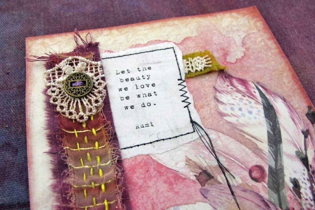 Words to Remember: A Stitched Mixed Media Art Journal - Linda Matthews