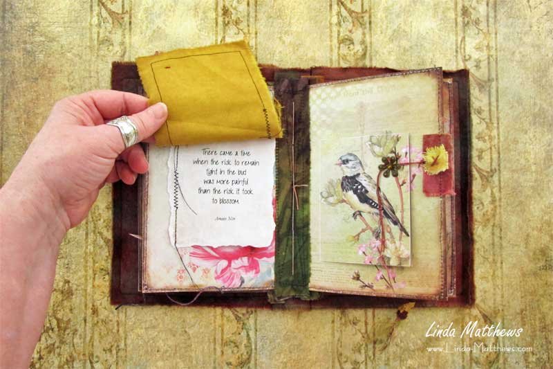 The Nature of Things Stitched Mixed Media Journal