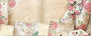 Vintage Lace & Roses Printable Journal Kit