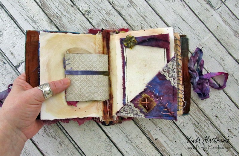 Fabric Art Journal - Wings