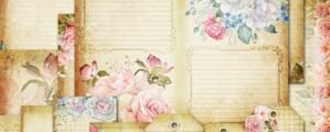 New in the Store: Vintage Roses Printable Journal