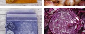 Explorations in Natural Dyeing using Fruit and Vegetables