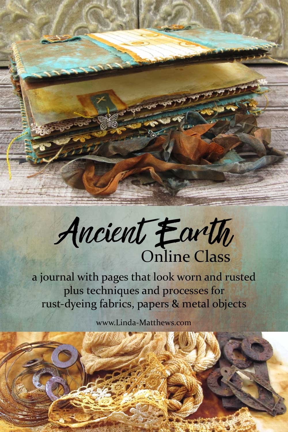 Ancient Earth Journal + a Rust Dyeing Online Workshop